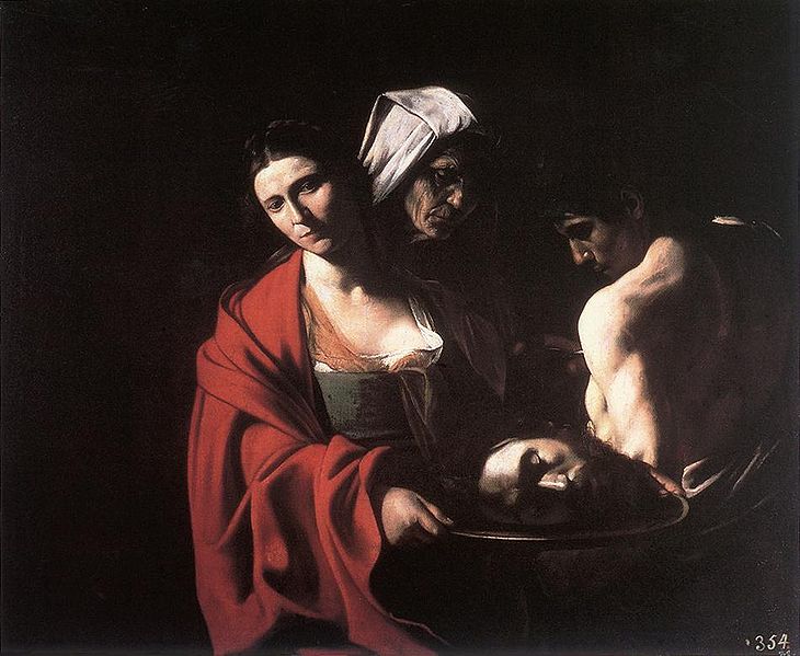  1609 - Salomè con la testa del Battista, Palazzo Reale, Madrid